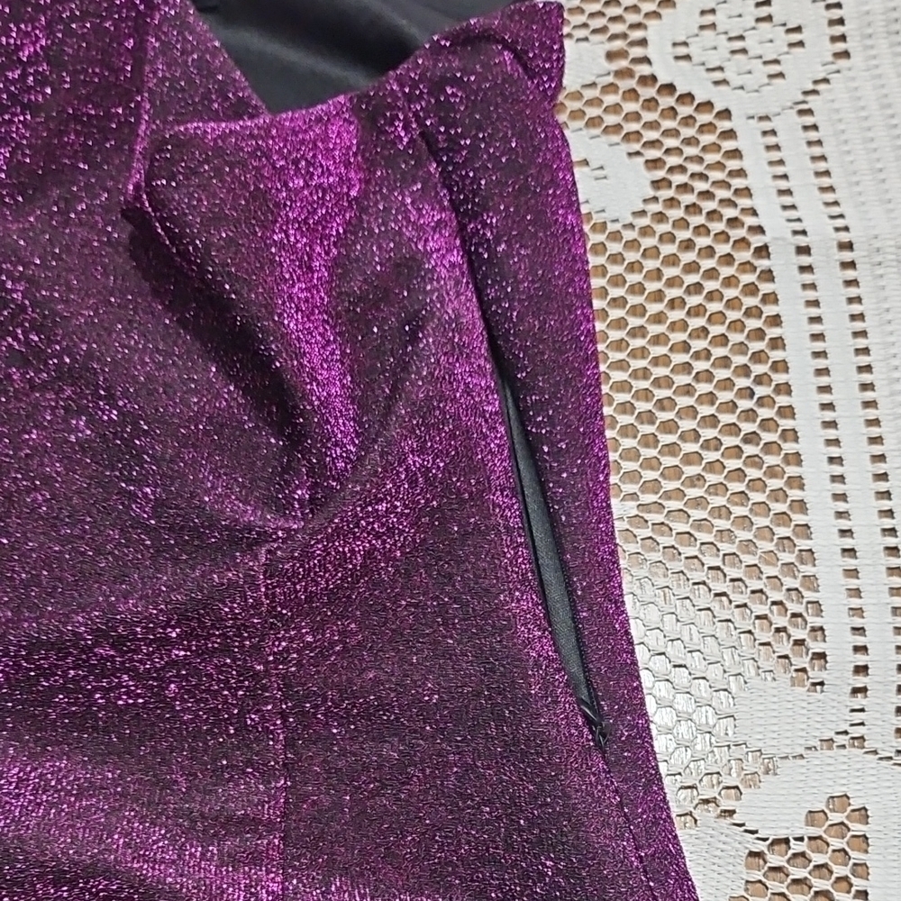Lulu's Glittering Purple Mini Dress - Picture 10 of 13